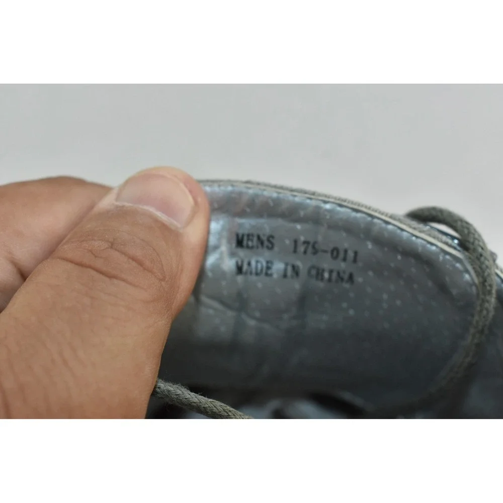 Viotti Men's Dress Shoe Size 12 Gray Lace Up Striped Satin Patent Oxford Tuxedo
